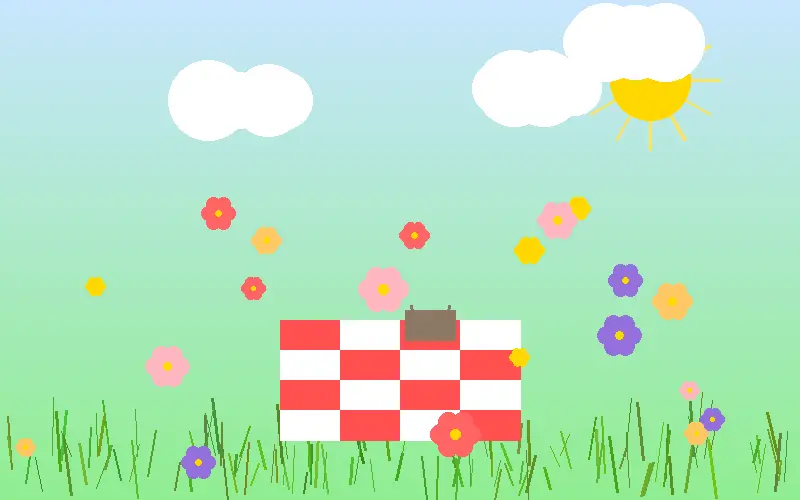 莫奈花园风格野餐布置 - 一起草视频